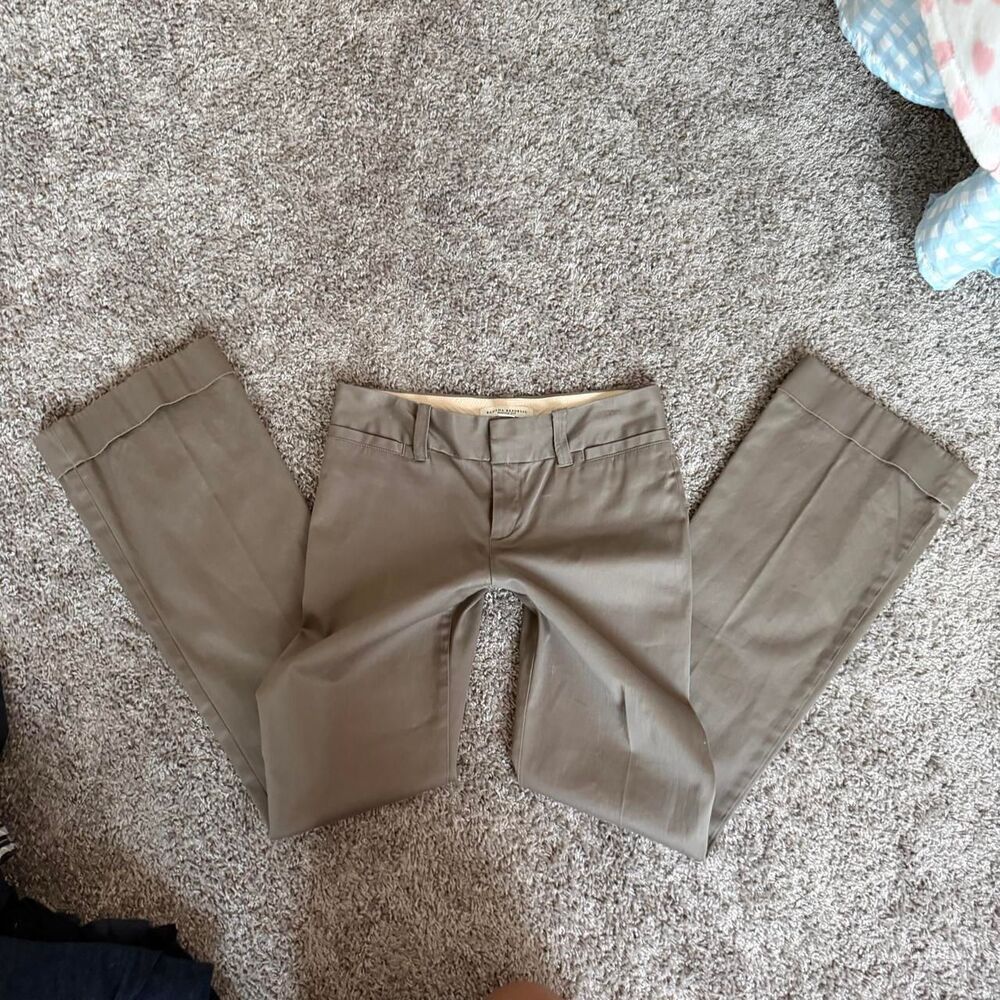 Banana Republic Martin Fit Gray Stretch Trouser Pants